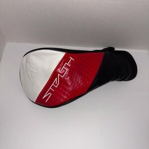 TaylorMade Red and White Golf Club Headcover